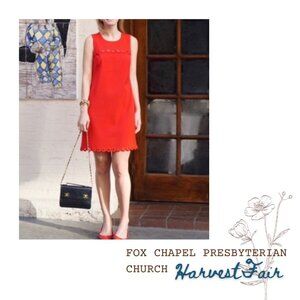 J. Crew Red Sleeveless Dress, Size 4